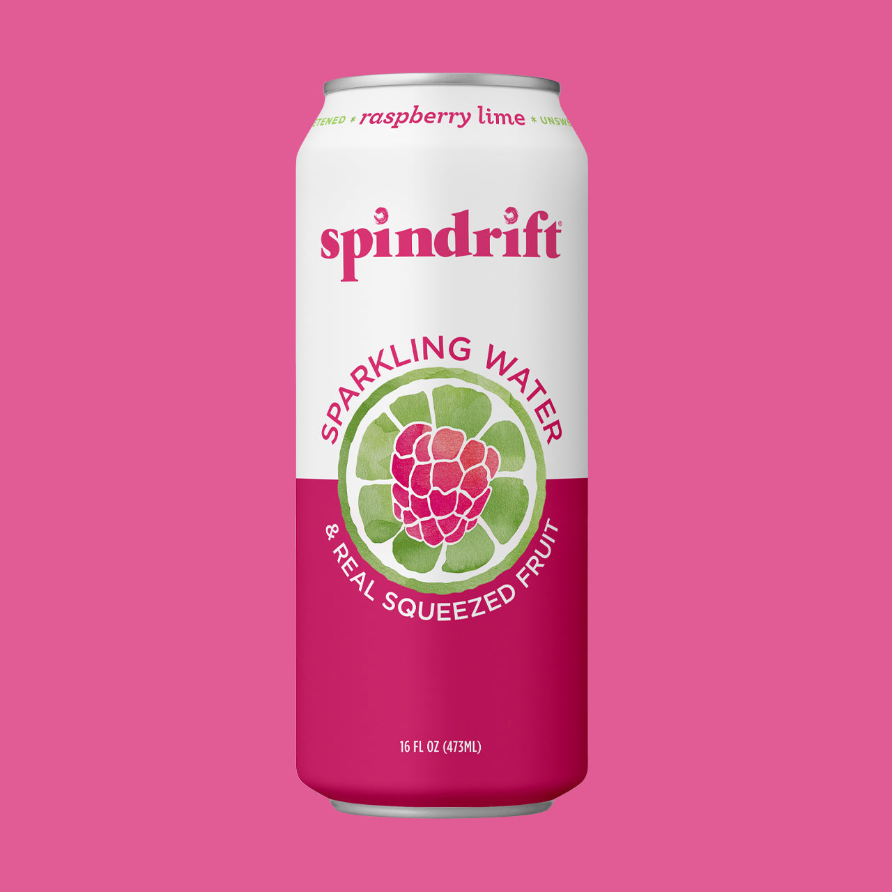 Raspberry Lime Sparkling Water