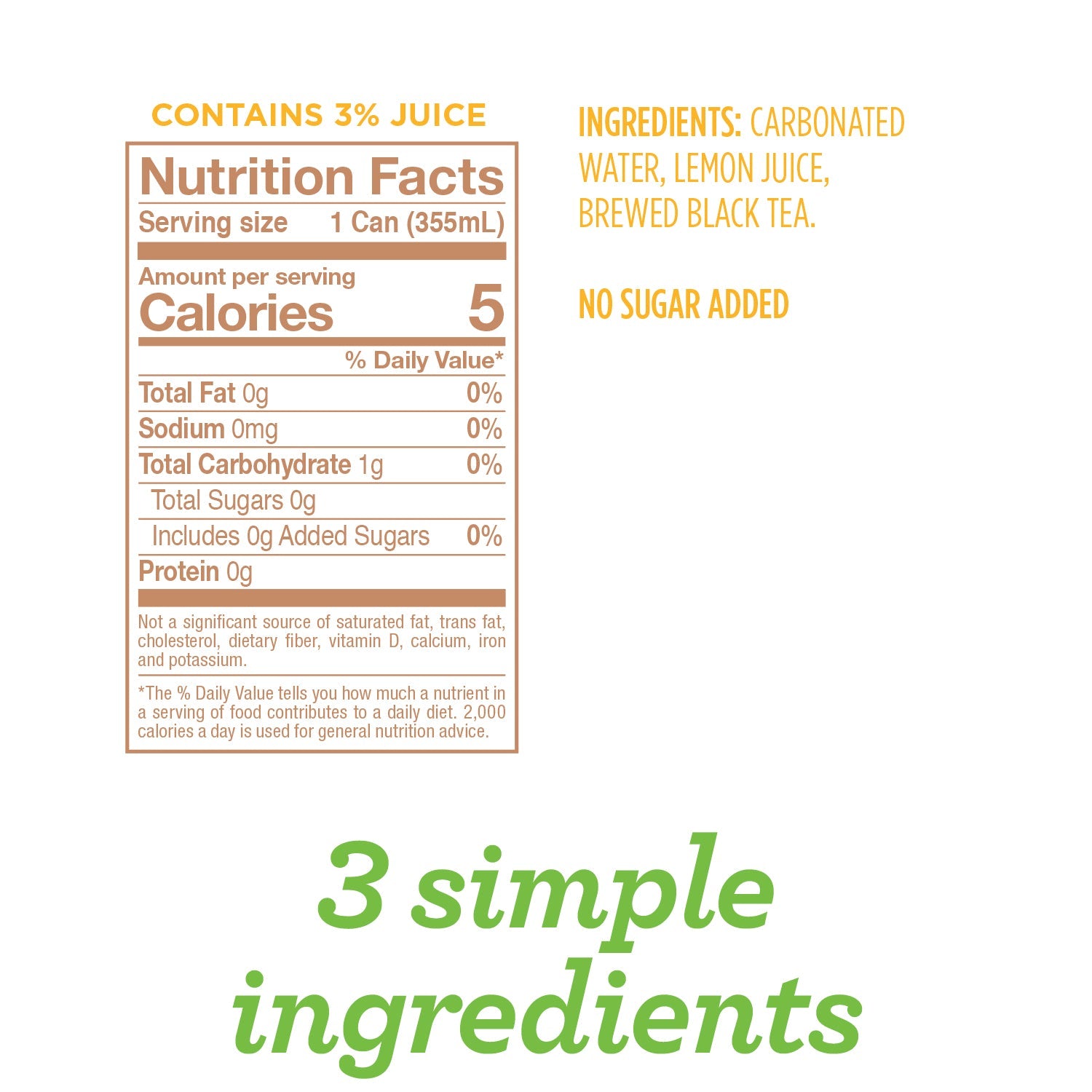 Half Tea & Half Lemon Sparkling Water